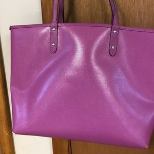 Authentic coach reversible tote